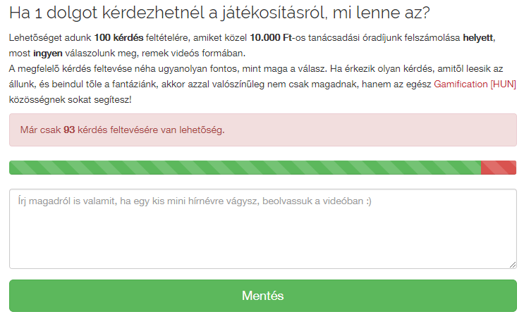 Gamification kérdés játékosítás