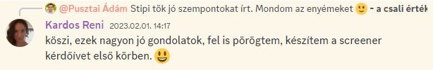 feedback_kardosreni